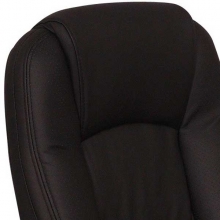 Кресло Надир HB черный кожзам, спинка с фиксацией поясничной зоны.