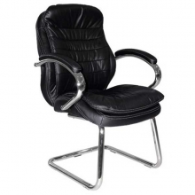  Кресло Валенсия CF комбинированная кожа Люкс черная